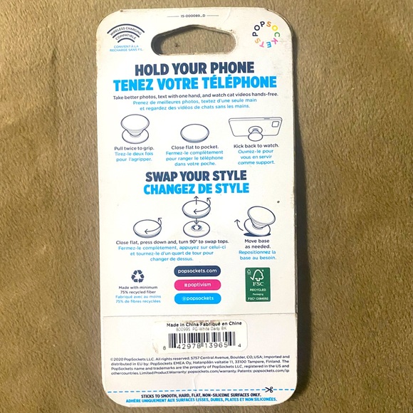 PopSocket white daisy - Picture 3 of 4